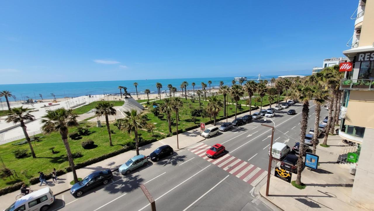 Peak Apartment Sea View In Vollga Durres #3 מראה חיצוני תמונה